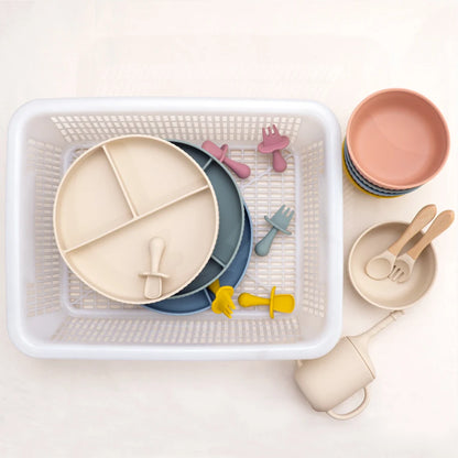 Set Svezzamento Neonati - Piatto e Ciotola Cibo Solido