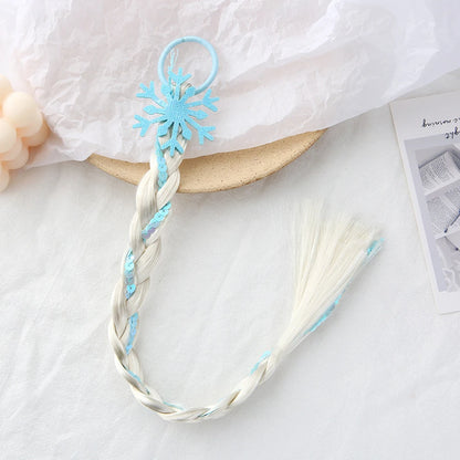 Fascia Treccia Principessa Elsa - Parrucca Intrecciata Cosplay