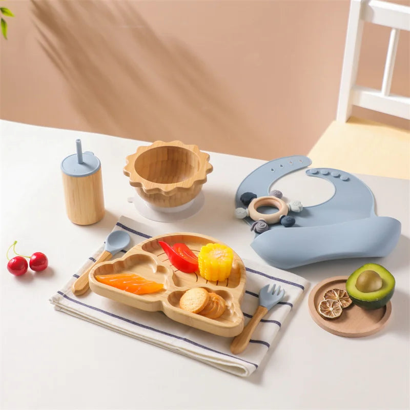 Set Pappa Silicone Neonati - Accessori Alimentazione Completi