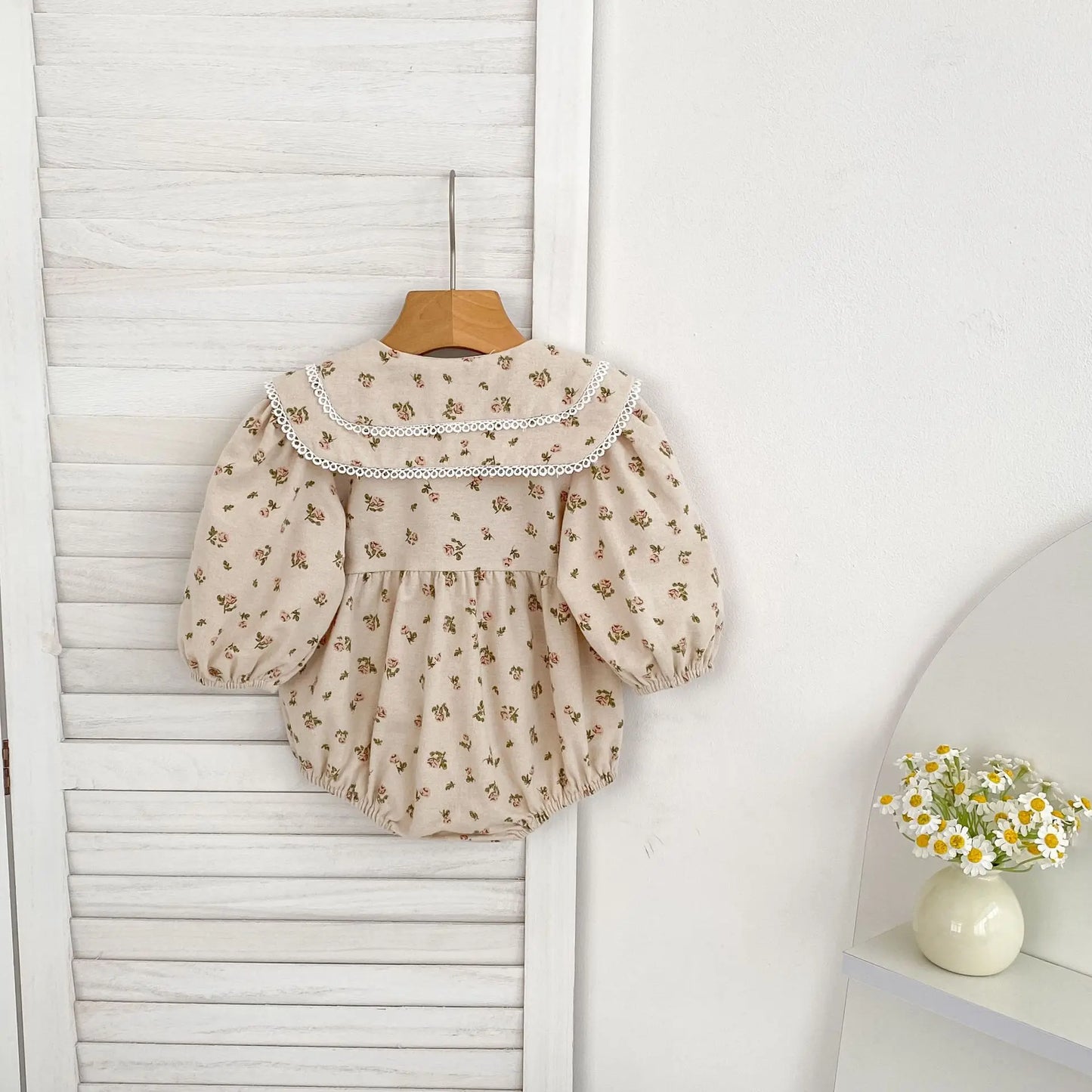 Tutina Autunnale Neonato 0-24 Mesi - Abbigliamento Bambine Floreale