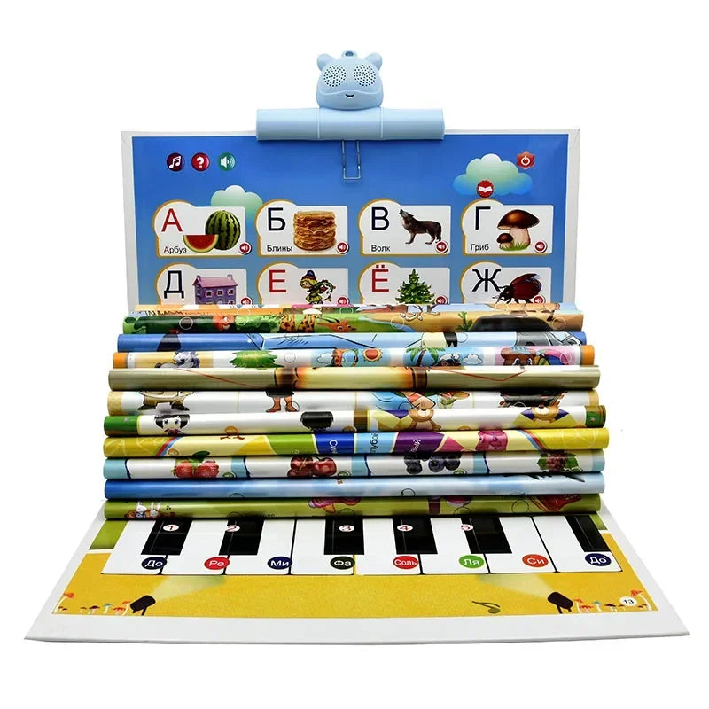 Libro Elettronico Educativo Ricaricabile per Bambini - Giocattolo Interattivo