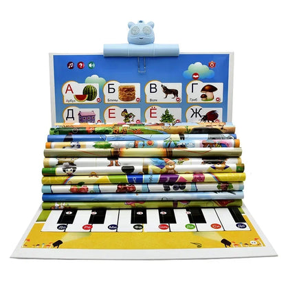 Libro Elettronico Educativo Ricaricabile per Bambini - Giocattolo Interattivo