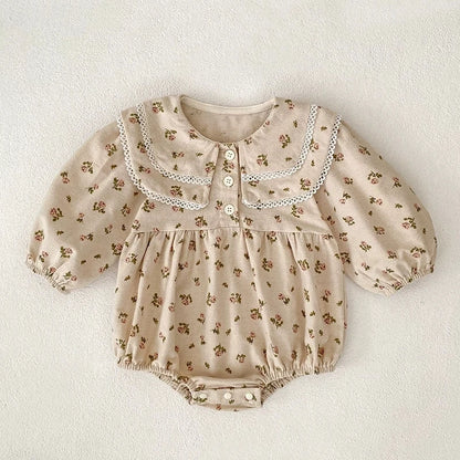 Tutina Autunnale Neonato 0-24 Mesi - Abbigliamento Bambine Floreale