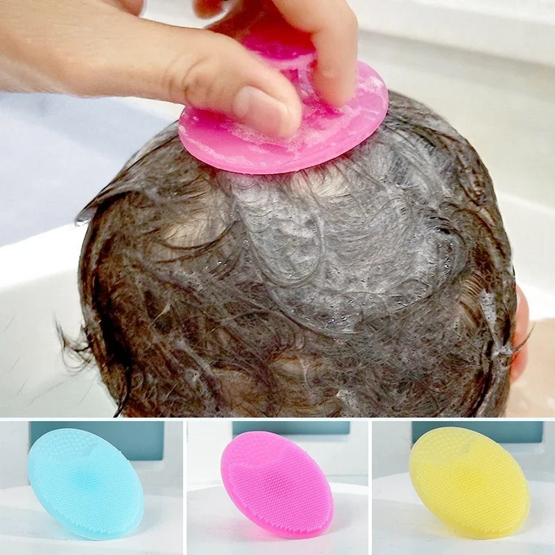 Spazzola Shampoo in Silicone per Neonati
