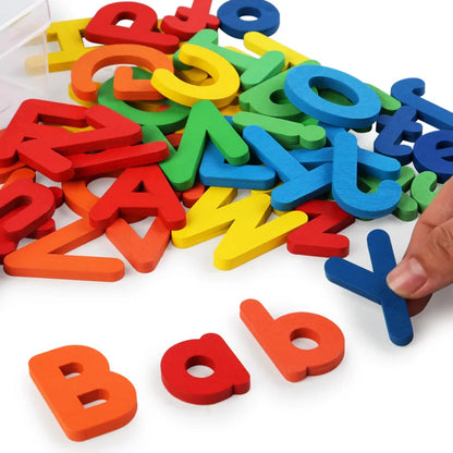 Giocattolo Montessori in Legno Lettere Inglesi - Educativo Bambini