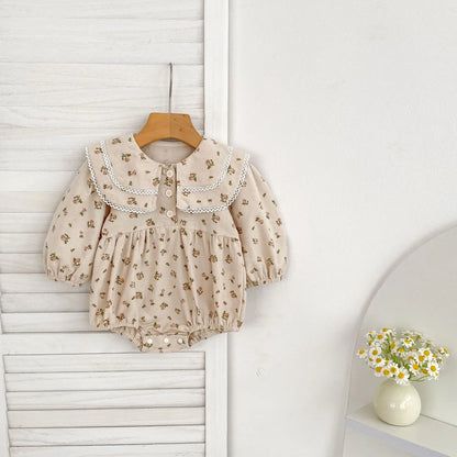 Tutina Autunnale Neonato 0-24 Mesi - Abbigliamento Bambine Floreale