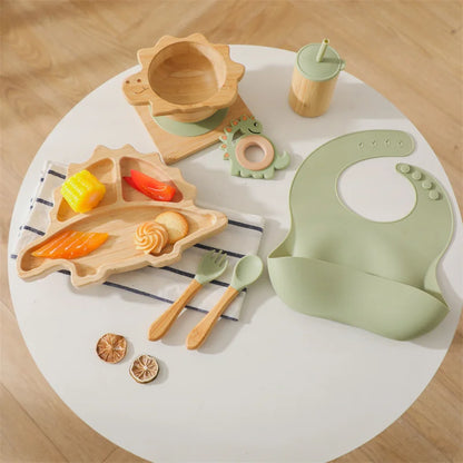 Set Pappa Silicone Neonati - Accessori Alimentazione Completi