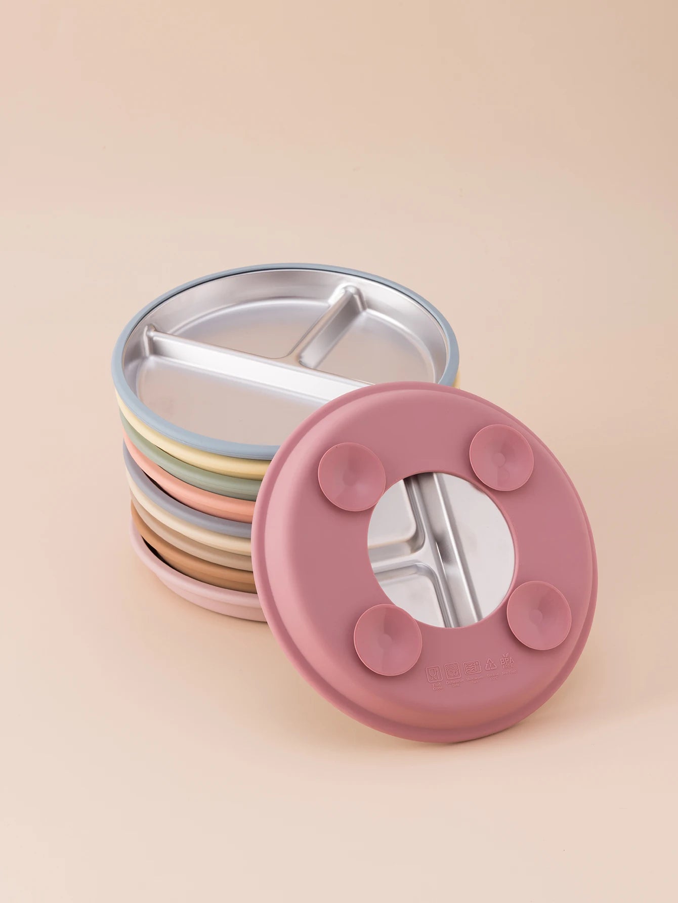 Piatto e Ciotola in Acciaio Inox per Neonati - Stoviglie Resistenti