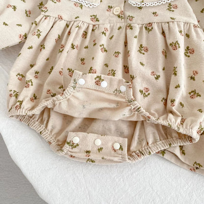 Tutina Autunnale Neonato 0-24 Mesi - Abbigliamento Bambine Floreale