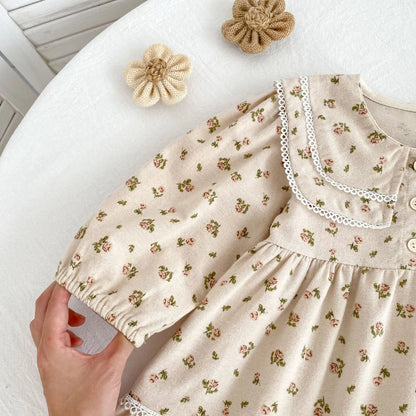 Tutina Autunnale Neonato 0-24 Mesi - Abbigliamento Bambine Floreale