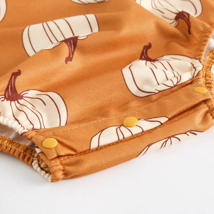 Body Neonato Halloween con Zucca - Tutina Festa con Fascia