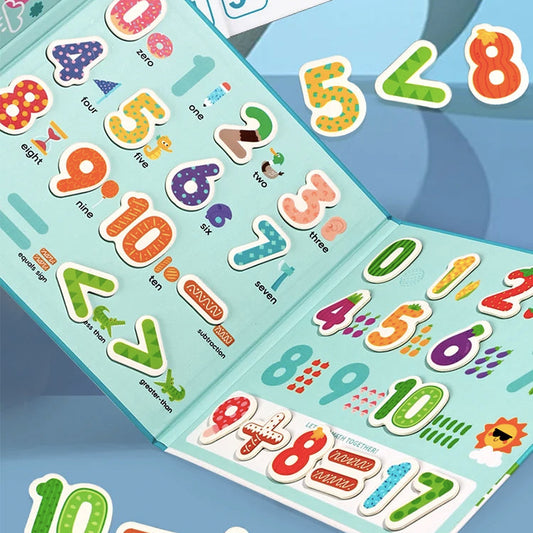 Lettere e Numeri Magnetici - Giocattoli Educativi Prescolare