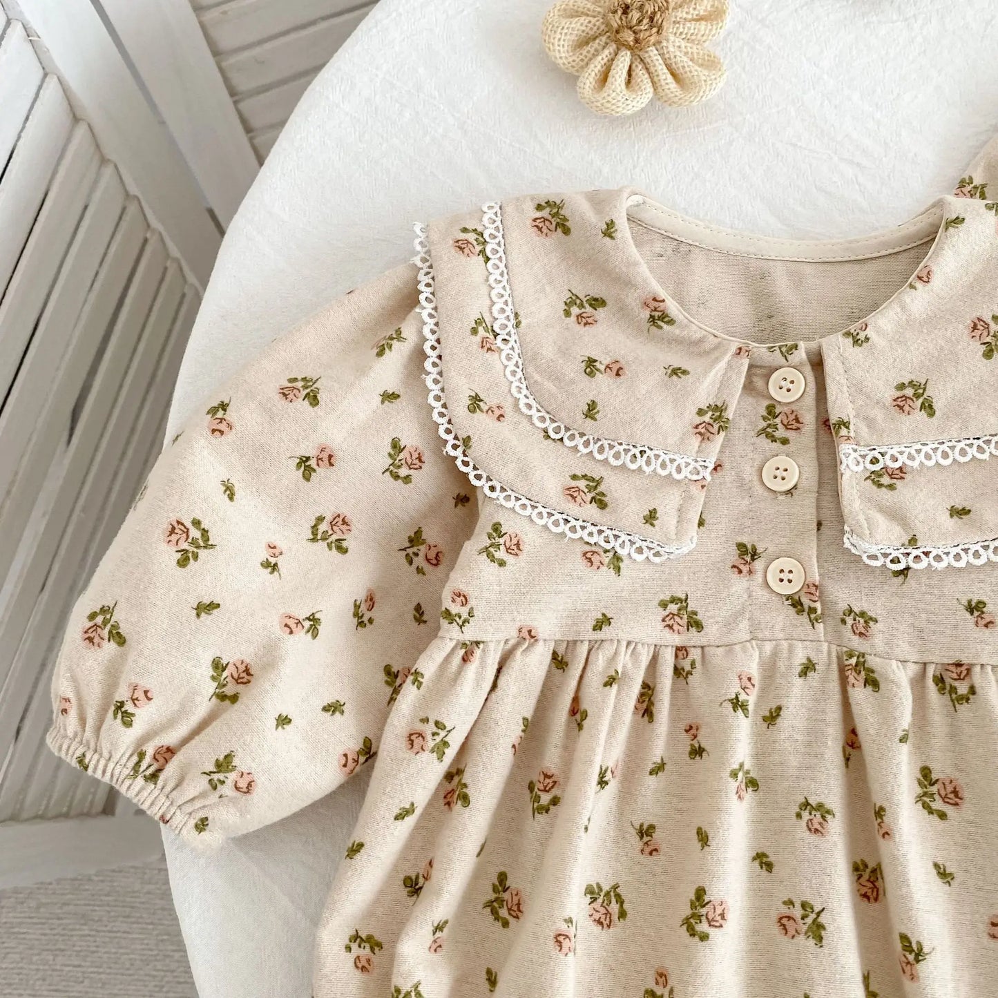 Tutina Autunnale Neonato 0-24 Mesi - Abbigliamento Bambine Floreale