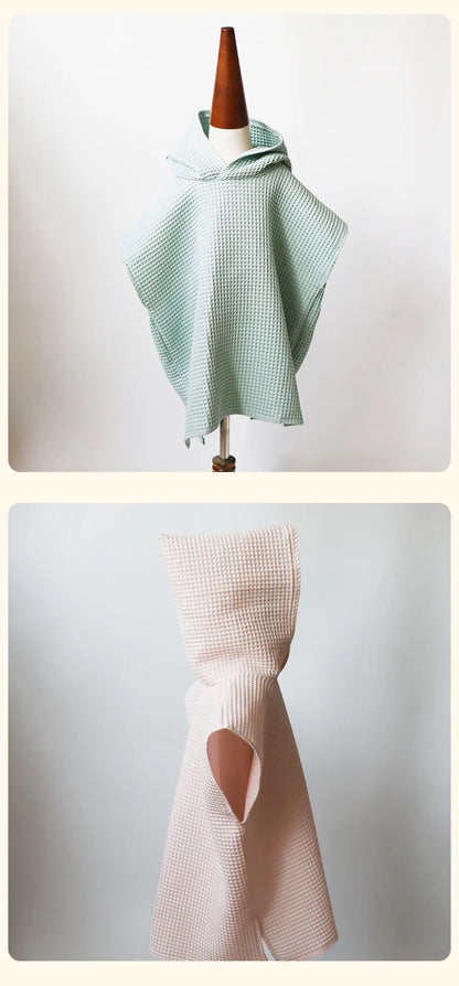 Asciugamano da Bagno in Cotone con Cappuccio per Neonati