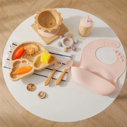 Set Pappa Silicone Neonati - Accessori Alimentazione Completi