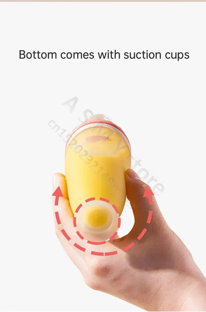 Biberon Spremibile in Silicone con Cucchiaio - Svezzamento Neonati