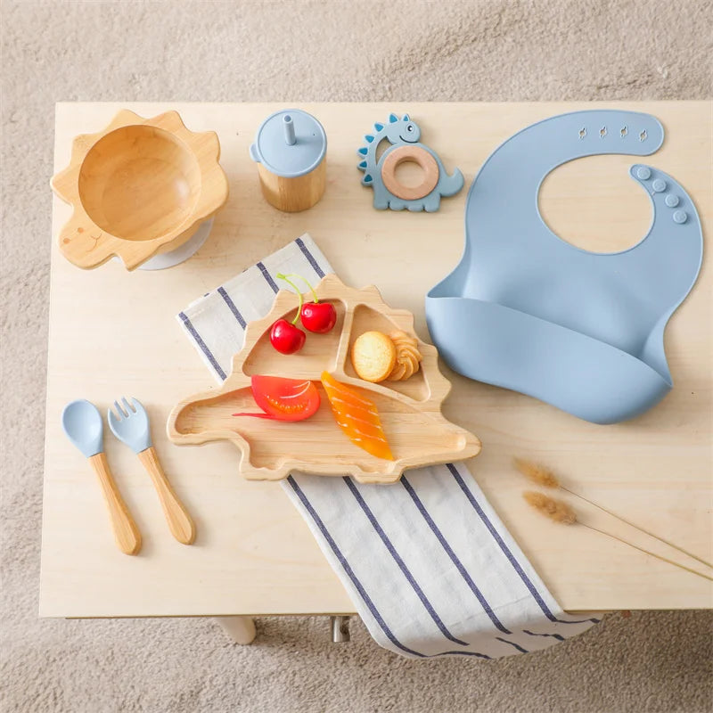 Set Pappa Silicone Neonati - Accessori Alimentazione Completi