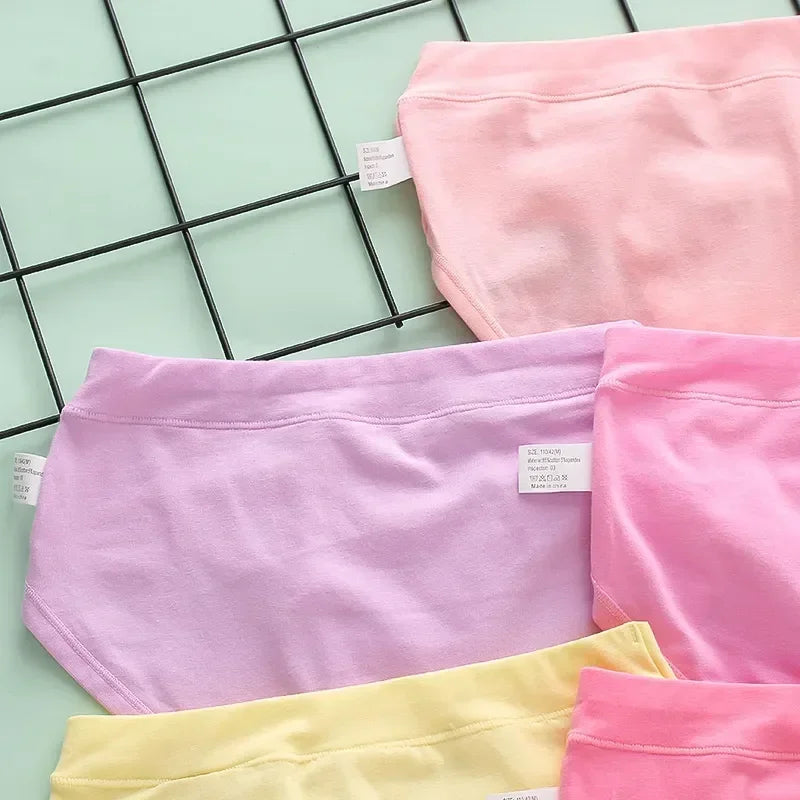 Mutandine Bambine Cotone Morbido - Gatto Cartone Animato 4-12 Anni