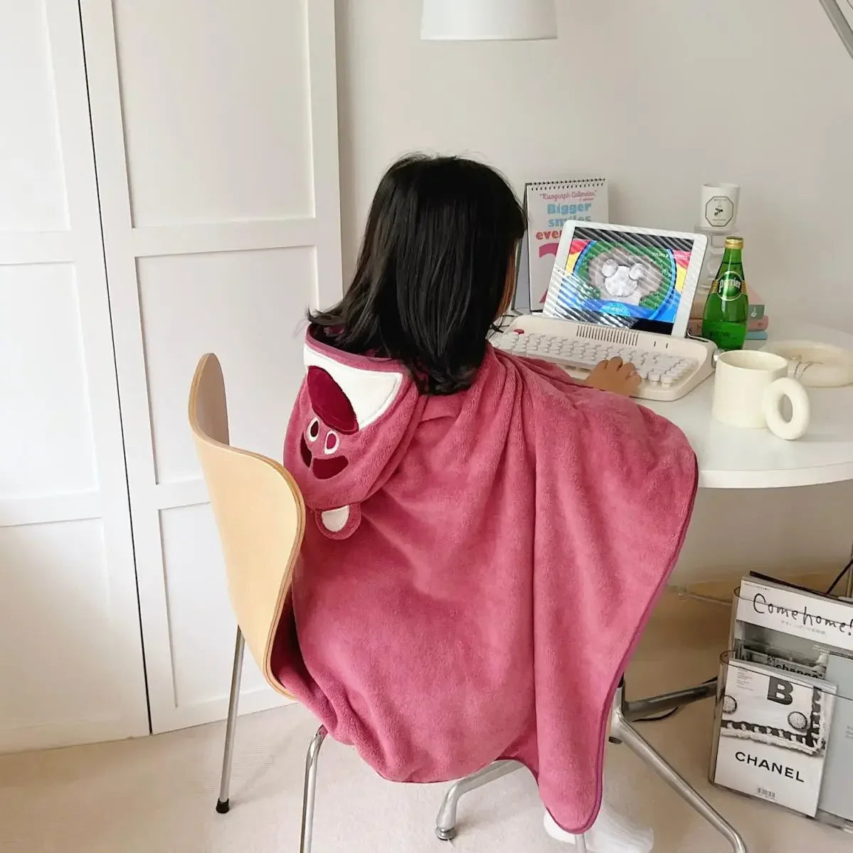 Asciugamano da Bagno con Cappuccio per Bambini - Design Carino