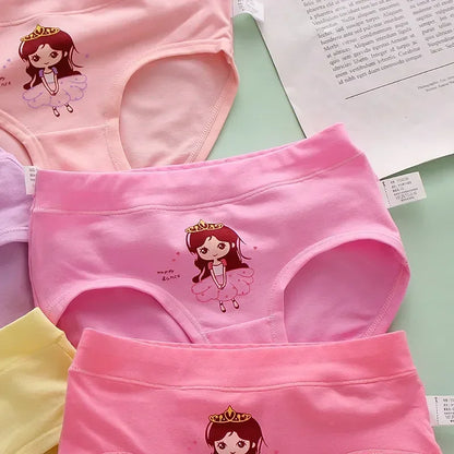 Mutandine Bambine Cotone Morbido - Gatto Cartone Animato 4-12 Anni