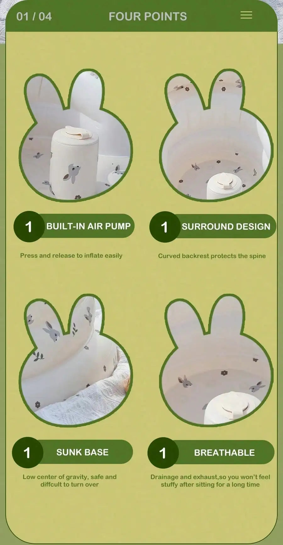 Vasca da Bagno Gonfiabile per Neonati