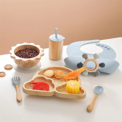 Set Pappa Silicone Neonati - Accessori Alimentazione Completi