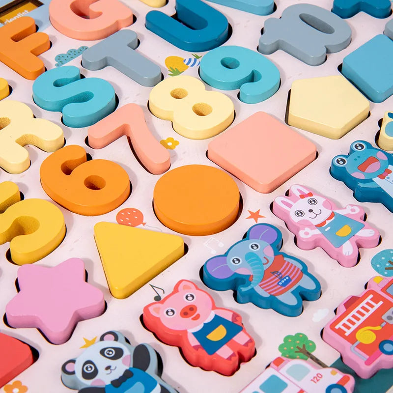 Busy Board Montessori Giocattoli in Legno - Tavola Attività Bambini