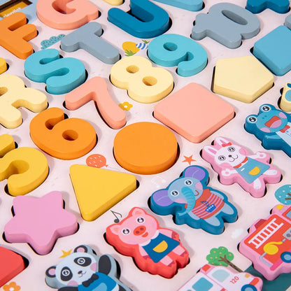 Busy Board Montessori Giocattoli in Legno - Tavola Attività Bambini