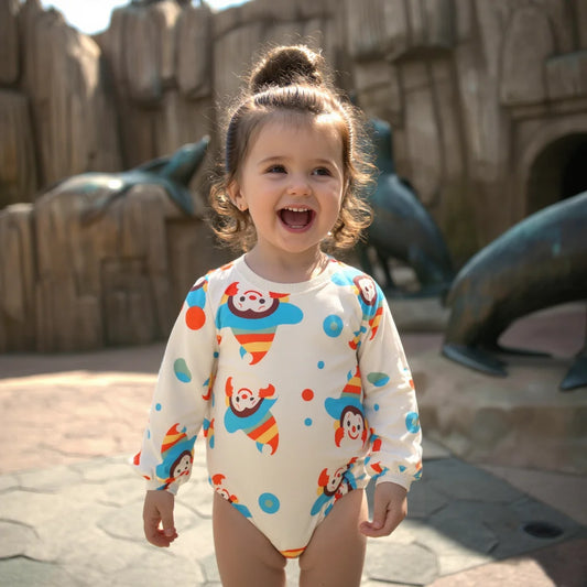 Body Neonato Primavera Autunno con Fascia - Abbigliamento Bambine