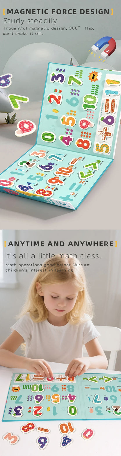 Lettere e Numeri Magnetici - Giocattoli Educativi Prescolare