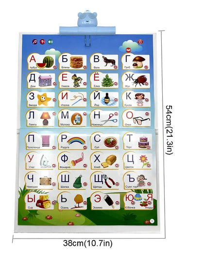 Libro Elettronico Educativo Ricaricabile per Bambini - Giocattolo Interattivo