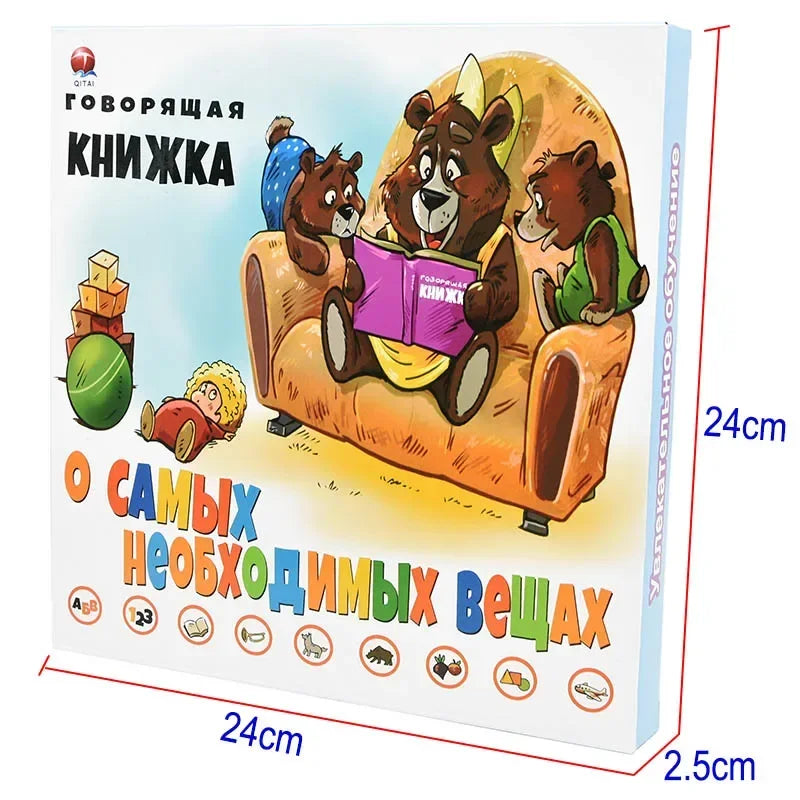 Libro Elettronico Educativo Ricaricabile per Bambini - Giocattolo Interattivo