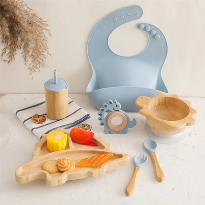 Set Pappa Silicone Neonati - Accessori Alimentazione Completi