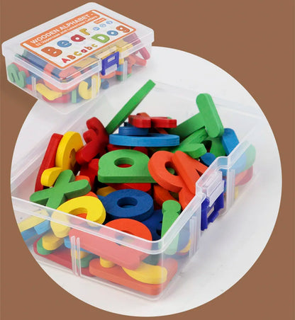Giocattolo Montessori in Legno Lettere Inglesi - Educativo Bambini