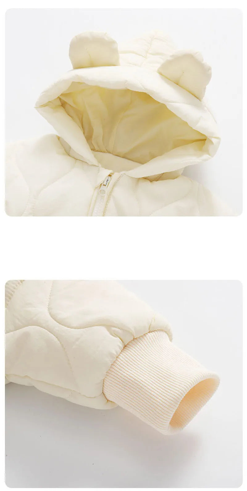 Abbigliamento Invernale per Neonati - Tutina Calda con Cappuccio